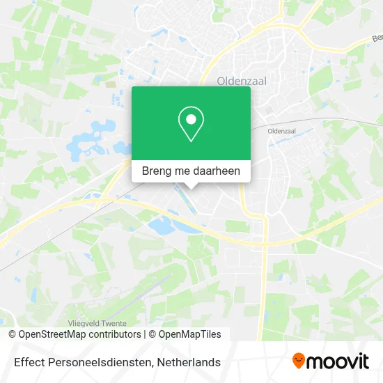 Effect Personeelsdiensten kaart