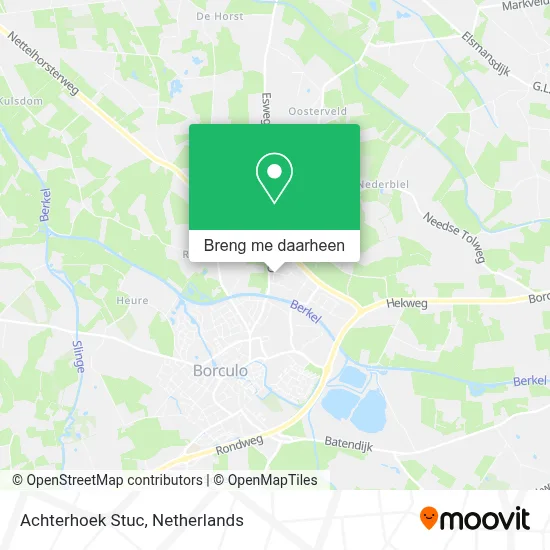 Achterhoek Stuc kaart