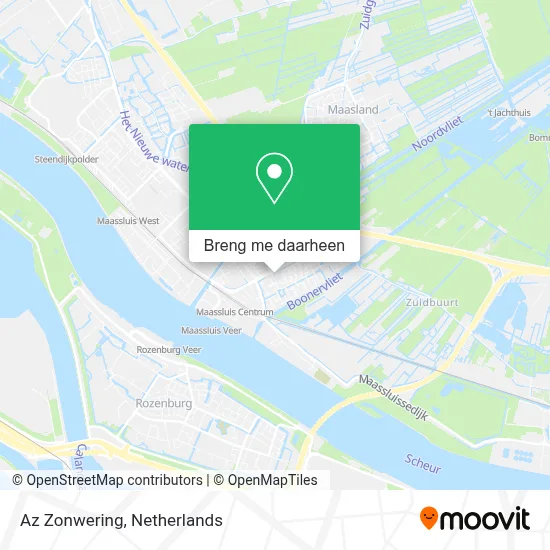Az Zonwering kaart