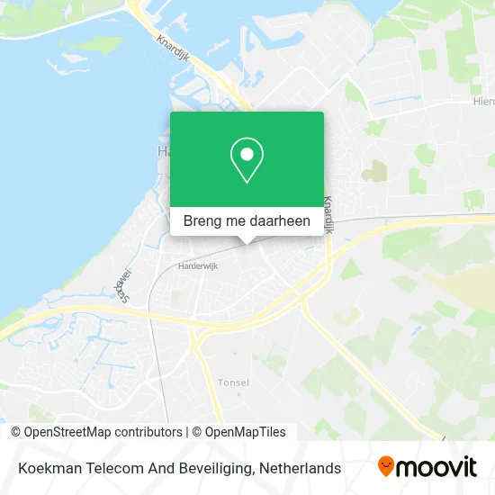 Koekman Telecom And Beveiliging kaart