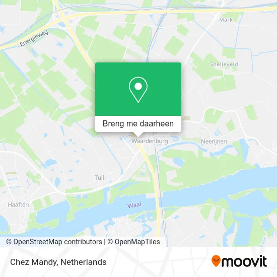 Chez Mandy kaart