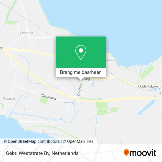Gebr. Weststrate Bv kaart