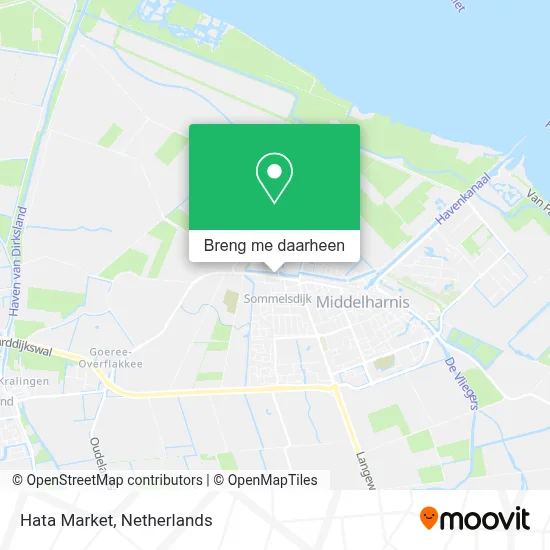 Hata Market kaart