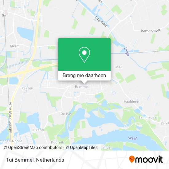 Tui Bemmel kaart