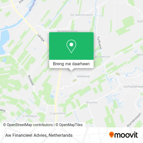Aw Financieel Advies kaart