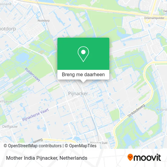 Mother India Pijnacker kaart