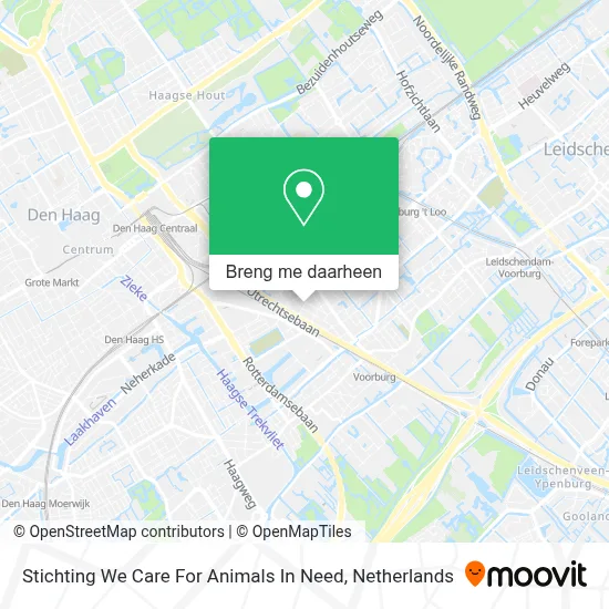 Stichting We Care For Animals In Need kaart