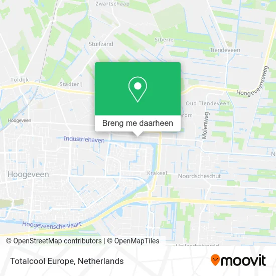 Totalcool Europe kaart