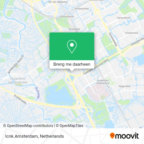 Icnk.Amsterdam kaart