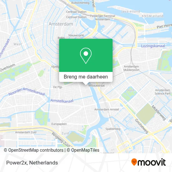 Power2x kaart