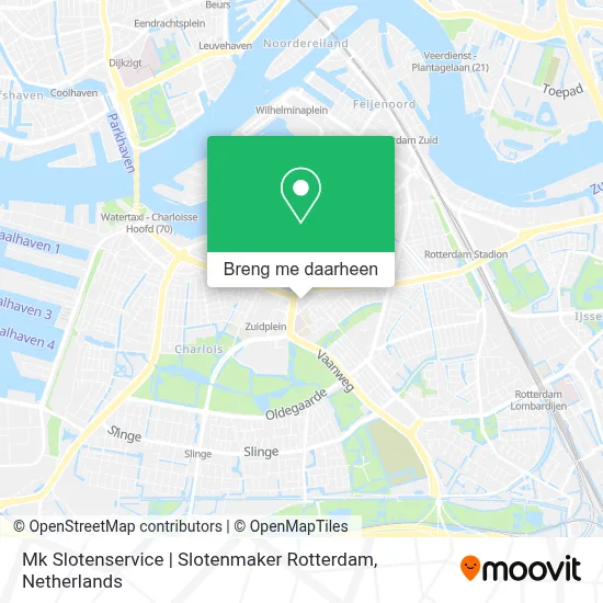 Mk Slotenservice | Slotenmaker Rotterdam kaart