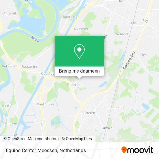 Equine Center Meessen kaart
