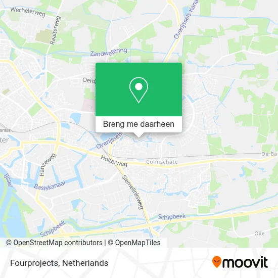 Fourprojects kaart