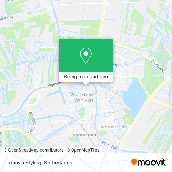 Tonny's Styling kaart