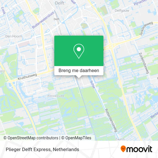 Plieger Delft Express kaart
