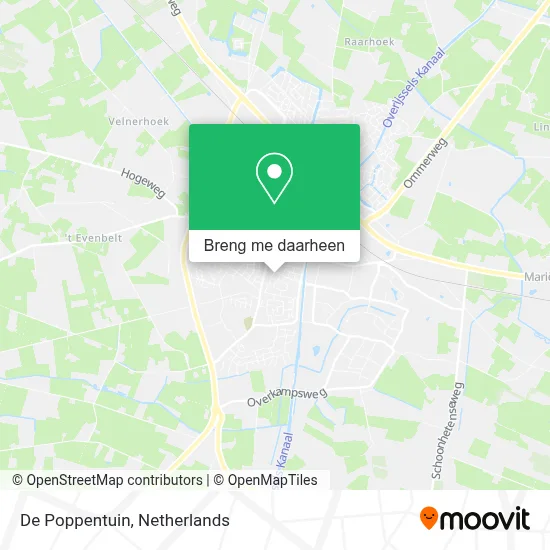 De Poppentuin kaart