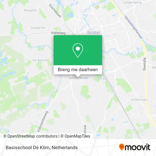 Basisschool De Klim kaart