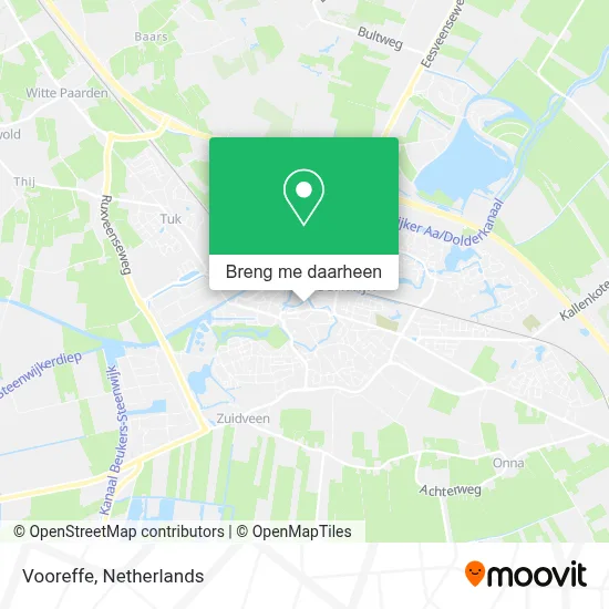 Vooreffe kaart