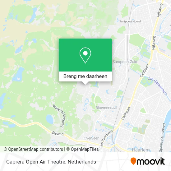 Caprera Open Air Theatre kaart
