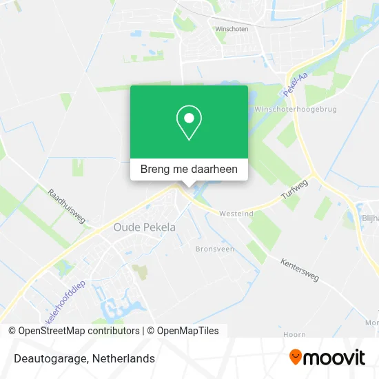 Deautogarage kaart