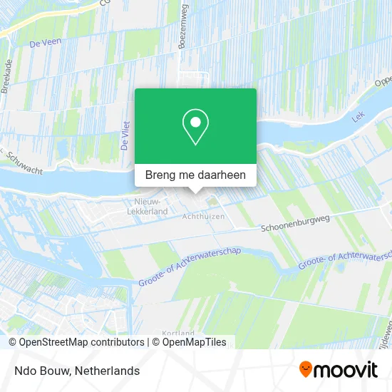 Ndo Bouw kaart