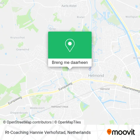 Rt-Coaching Hannie Verhofstad kaart