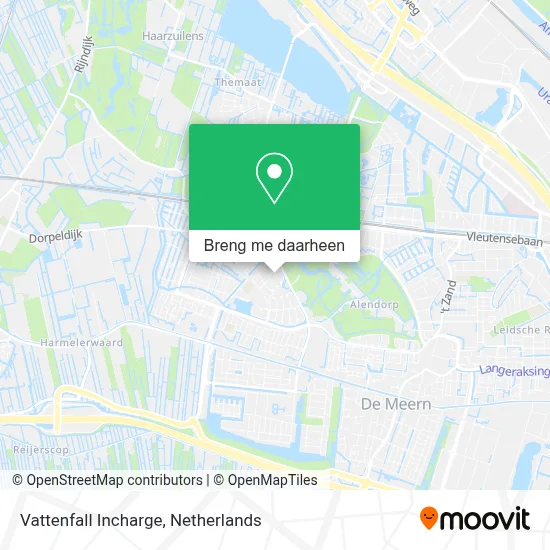 Vattenfall Incharge kaart