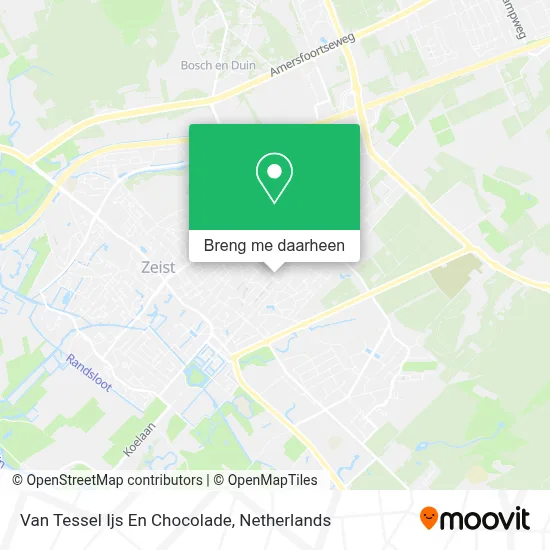 Van Tessel Ijs En Chocolade kaart
