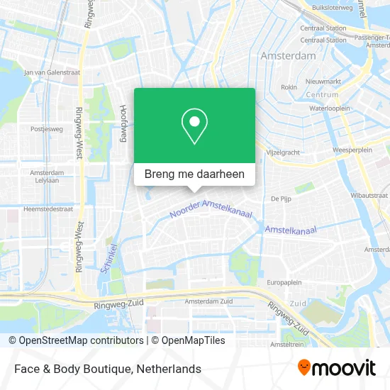 Face & Body Boutique kaart