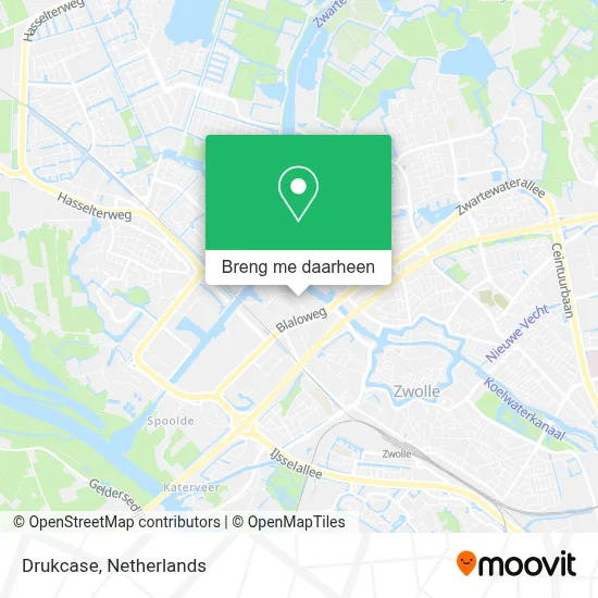 Drukcase kaart