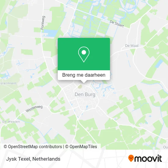 Jysk Texel kaart