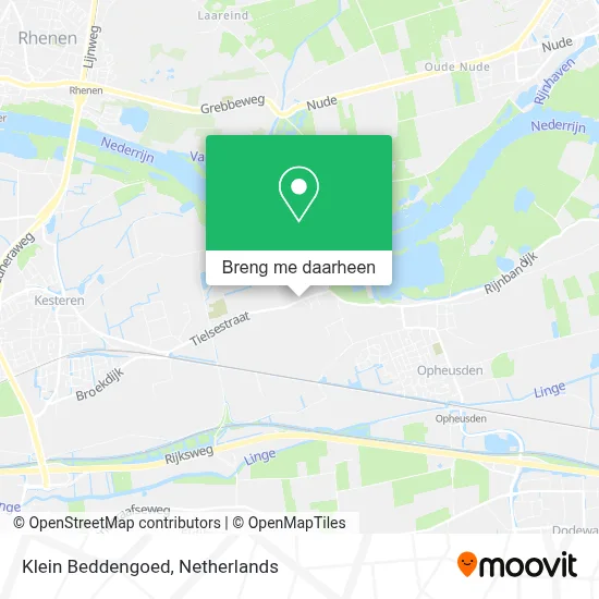 Klein Beddengoed kaart