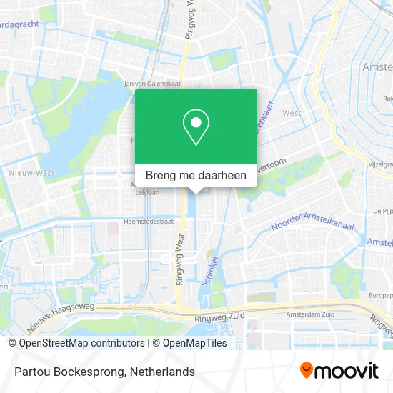 Partou Bockesprong kaart