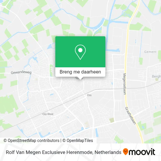 Rolf Van Megen Exclusieve Herenmode kaart