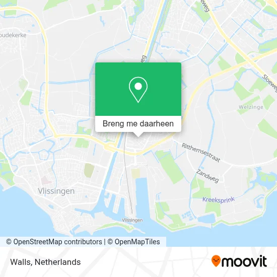 Walls kaart