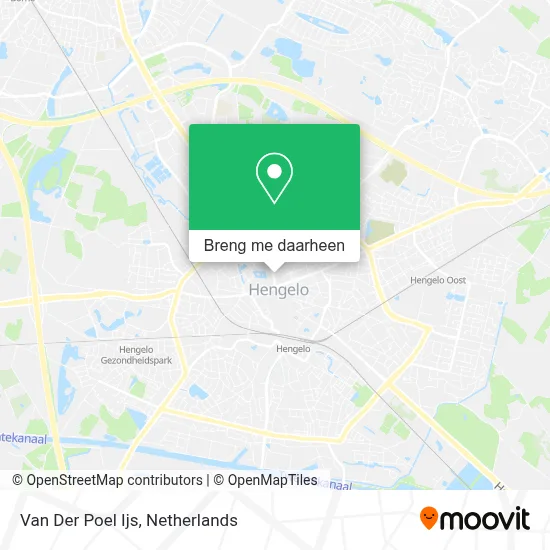 Van Der Poel Ijs kaart