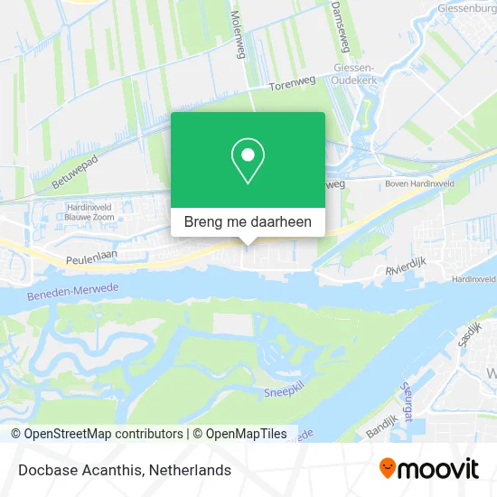 Docbase Acanthis kaart
