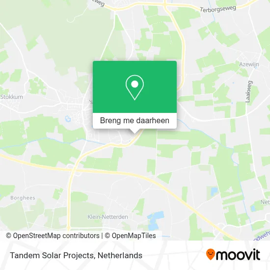 Tandem Solar Projects kaart