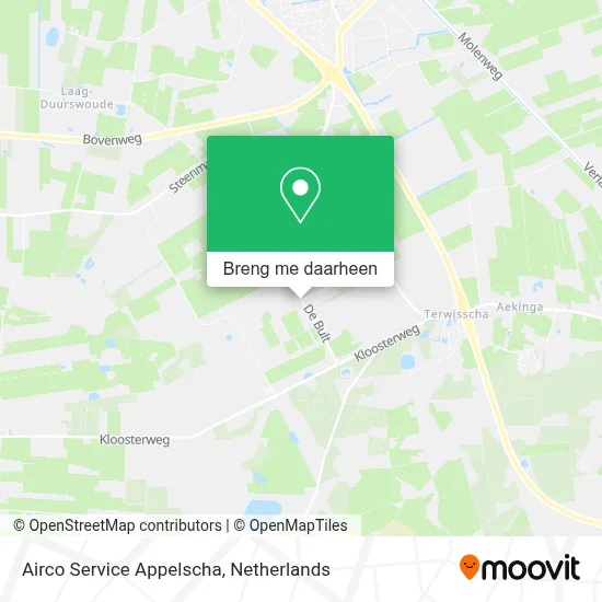 Airco Service Appelscha kaart