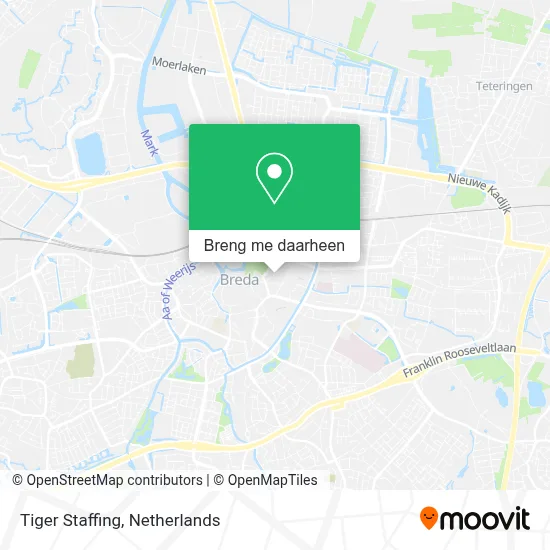 Tiger Staffing kaart