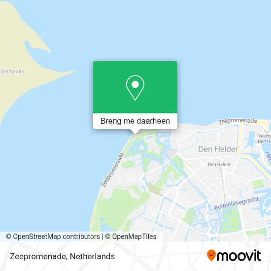 Zeepromenade kaart