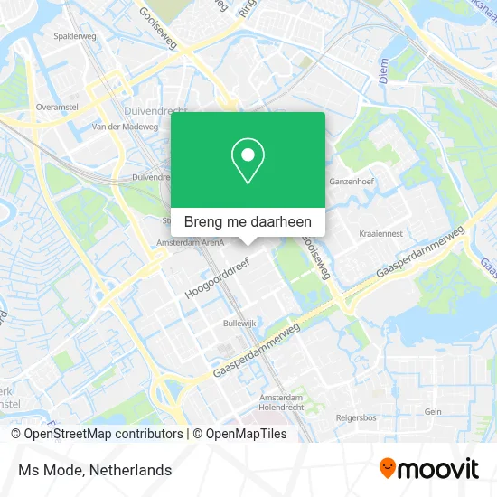 Ms Mode kaart