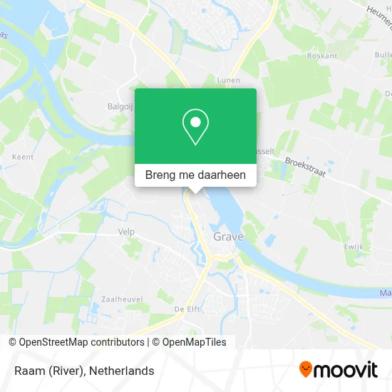 Raam (River) kaart