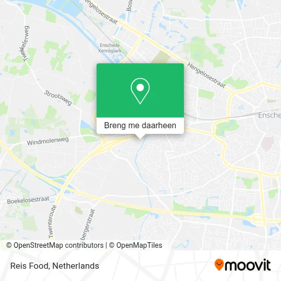 Reis Food kaart