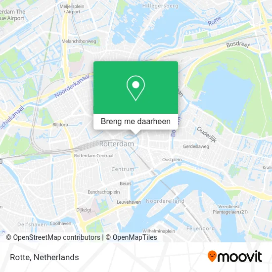 Rotte kaart