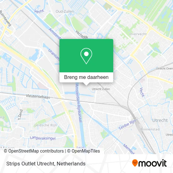 Strips Outlet Utrecht kaart