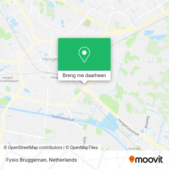 Fysio Bruggeman kaart