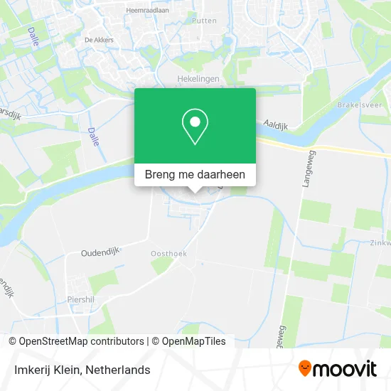 Imkerij Klein kaart