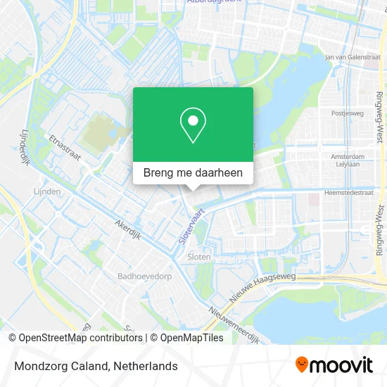 Mondzorg Caland kaart