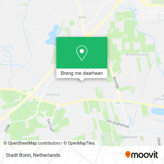 Stadt Bonn kaart